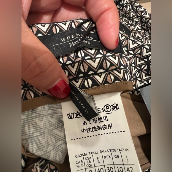 Weekend Max Mara NEW! t Stretch Trouser Size 8-NEW! Made In Italy! - Picture 4 of 16